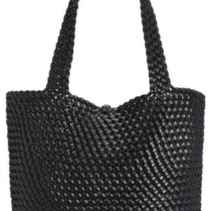 calvin klein naomi woven tote